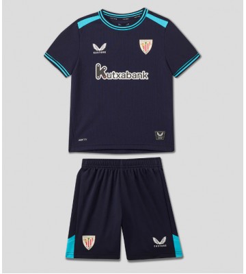Athletic Bilbao Udebanetrøje Børn 2025-26 Kortærmet (+ Korte bukser)